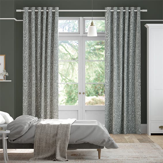 Seduire Charcoal Curtains