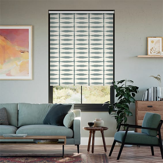 Shibori Denim  Roller Blind