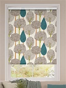 Silhouette Peacock Roller Blind thumbnail image