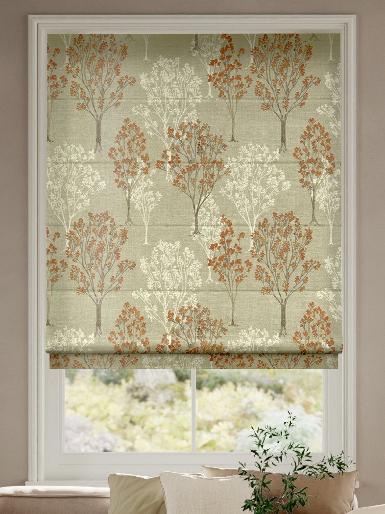 Slender Forest Velvet Autumn Roman Blind thumbnail image