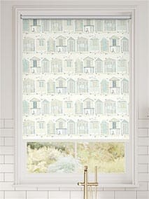 Splash Blackout Beach Hut Mineral Roller Blind thumbnail image