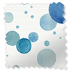 Splash Blackout Bubbles Blue Roller Blind swatch image