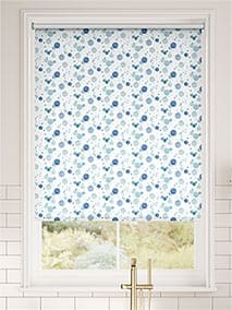 Splash Blackout Bubbles Blue Roller Blind thumbnail image