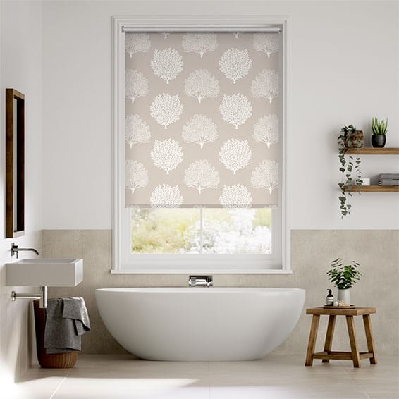 Splash Blackout Coraline Stone Roller Blind