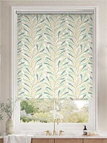 Splash Blackout Sea Kelp Aqua Roller Blind thumbnail image