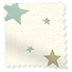 Starry Skies Duck Egg Curtains swatch image