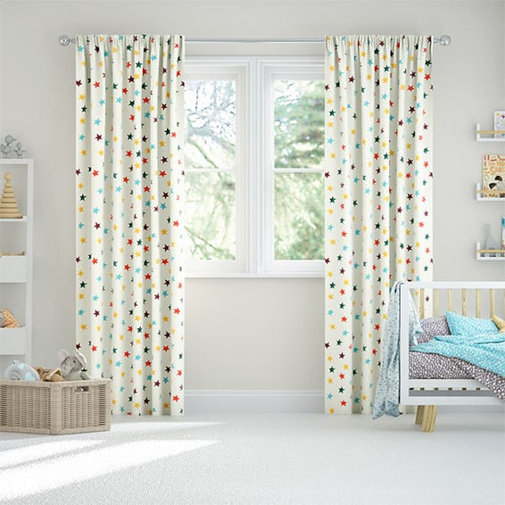 Starry Skies Multi Brights Curtains