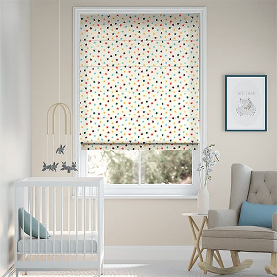 Starry Skies Multi Brights Roman Blind