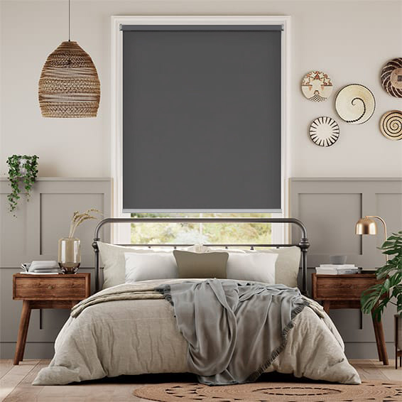 Galaxy Blackout Steel Wool Roller Blind