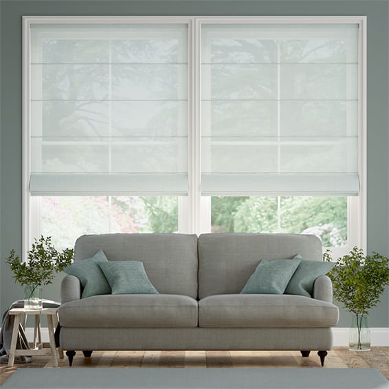 Sublimity Sheer Duckegg Roman Blind