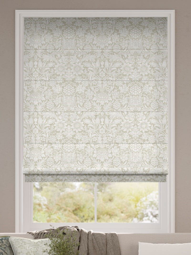 William Morris Sunflower Linen Roman Blind thumbnail image