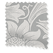 William Morris Sunflower Silver Grey Curtains swatch image