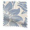 William Morris Sunflower Vintage Blue Roman Blind swatch image