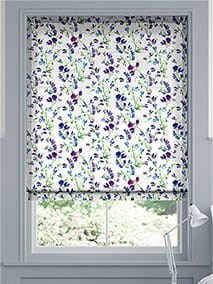 Sweet Pea Blue Roman Blind thumbnail image