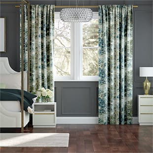 Sylvan Vintage Linen Forest Curtains thumbnail image