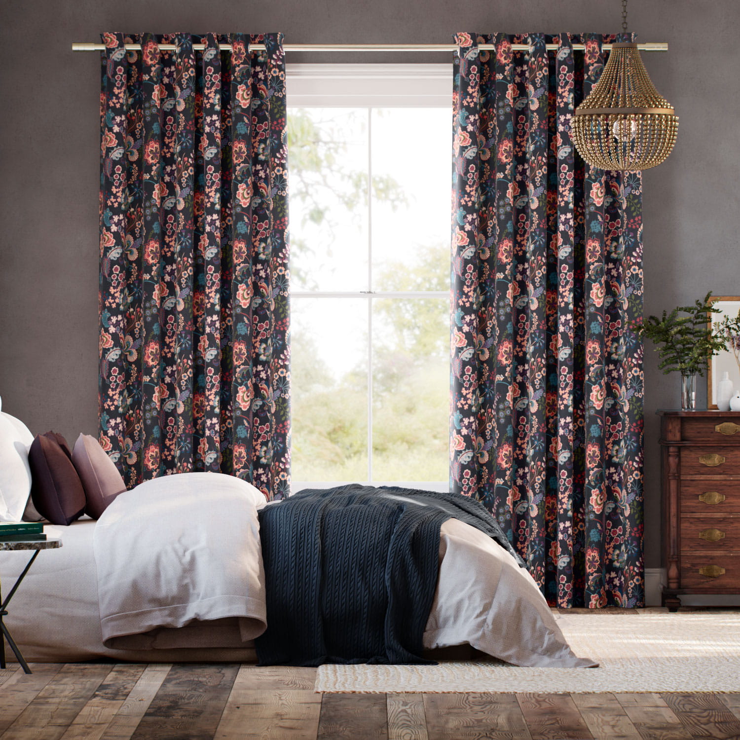 Symphony Hickory Curtains