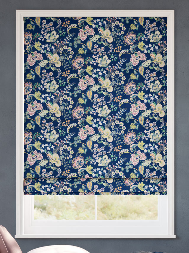 Symphony Indigo Roman Blind thumbnail image