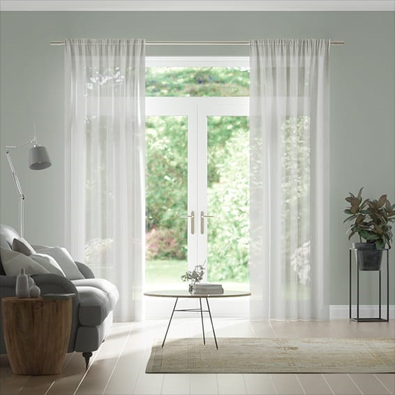 Tahiti Sheer Snow Curtains