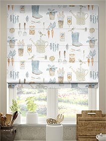 The Gardener Powder Blue Roman Blind thumbnail image