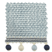 Thermal Luxe Dimout Blue Mist & Henley Roller Blind swatch image