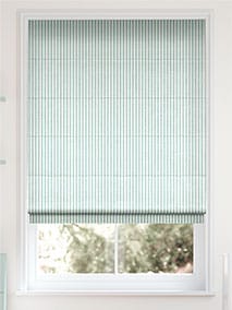 Tiger Stripe Aqua Roman Blind thumbnail image