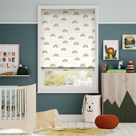 Tiny Rainbows Sunrise Roman Blind