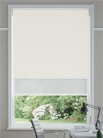 Twist2Fit Double Roller Titan Alabaster Double Roller Blind thumbnail image