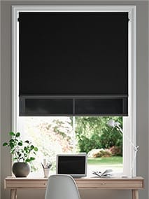 Twist2Fit Double Roller Titan Atomic Black Double Roller Blind thumbnail image