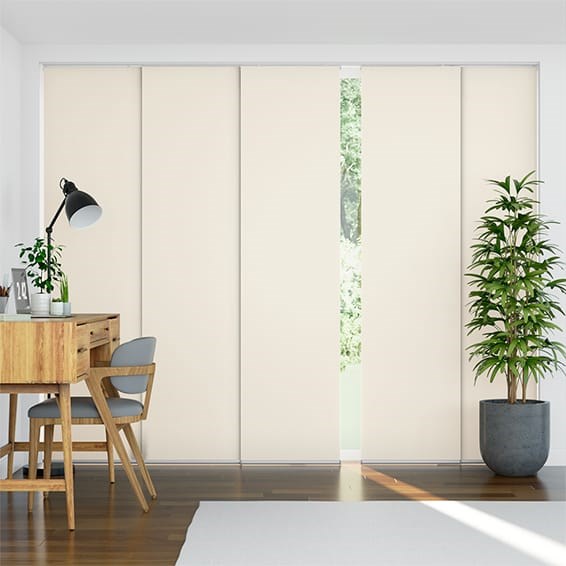 Titan Blackout Cream Panel Blind