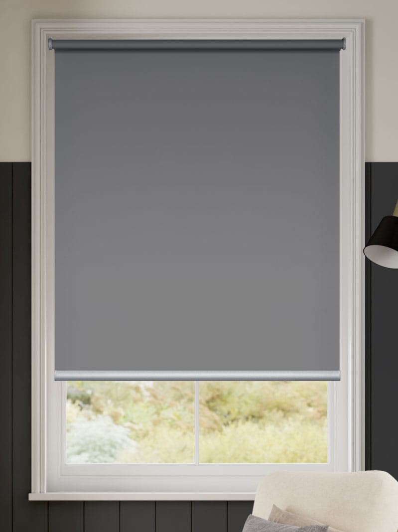 Electric Titan Harbour Grey Roller Blind thumbnail image