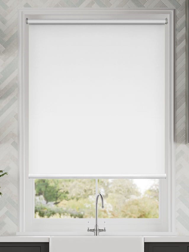 Titan Blackout Snow White Roller Blind thumbnail image