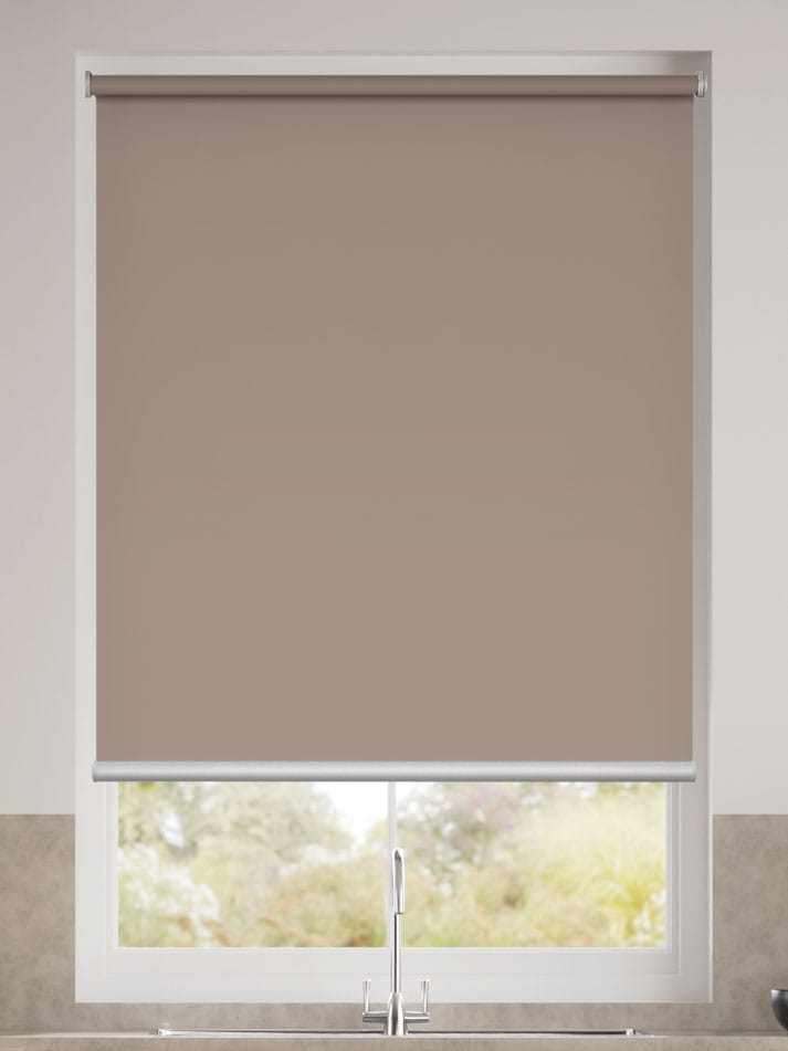 Titan Blackout Warm Stone Roller Blind thumbnail image