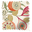 Tropical Fruit Berry Ivory Roman Blind swatch image