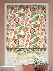 Tropical Fruit Berry Ivory Roman Blind thumbnail image