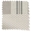 Double Roller Truro Stripe Linen Sandstone Double Roller Blind swatch image