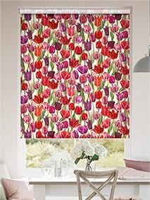 Tulips Pink Roller Blind thumbnail image