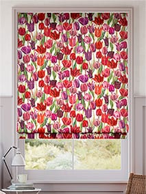 Tulips Pink Roman Blind thumbnail image