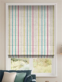 Twill Stripe Linen Fiesta Roman Blind thumbnail image