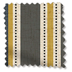 Twill Stripe Linen Gold Shadow Curtains swatch image