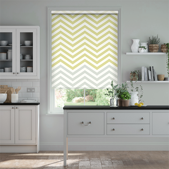 Vector Border Honey Dew Roller Blind