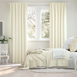 Plush Chenille Ivory Curtains thumbnail image