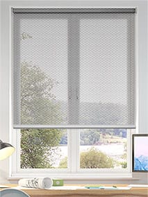 Horizon White Grey Roller Blind thumbnail image