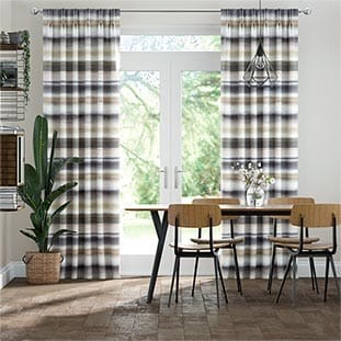 Watercolour Stripe Pebble Curtains thumbnail image