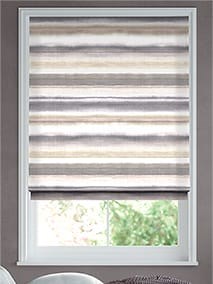 Watercolour Stripe Pebble Roman Blind thumbnail image