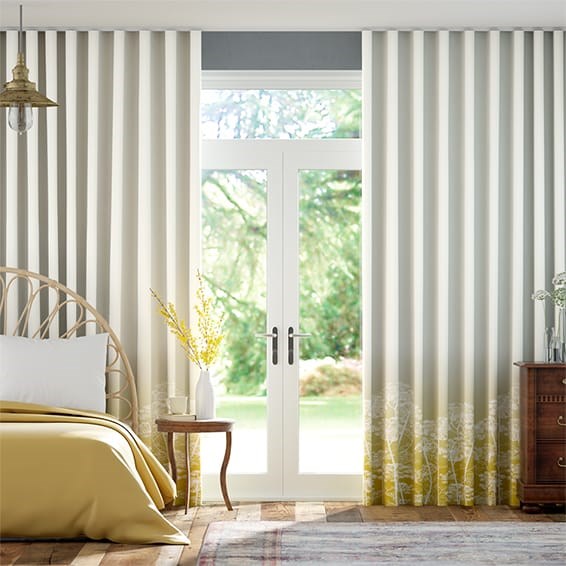 S-Fold Dill Ochre Curtains