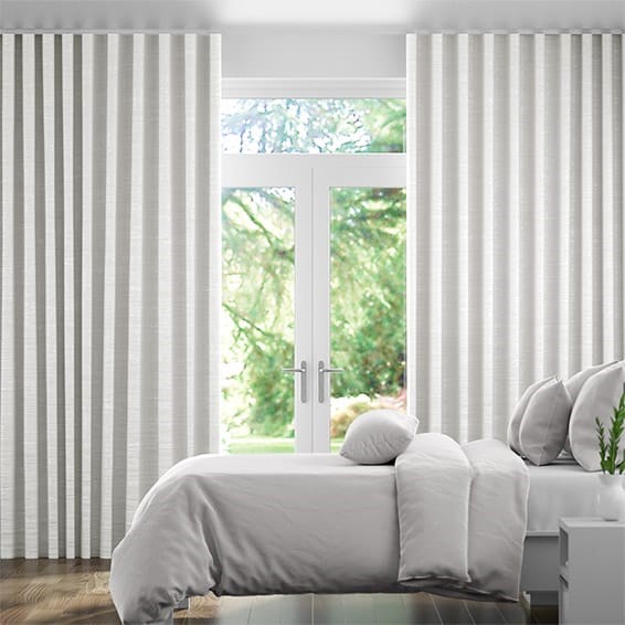 S-Fold Emperor Faux Silk Snow Curtains