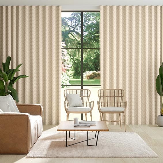 S-Fold Jinli Gold Curtains