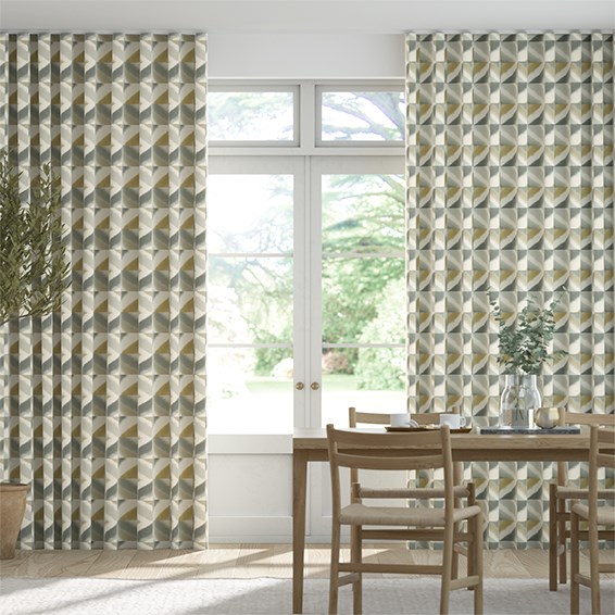 S-Fold Quadro Linden Curtains