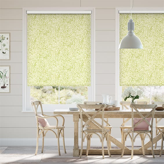 Choices Wildflower Walks Green Roller Blind