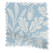 William Morris Acorn Soft Blue Curtains swatch image